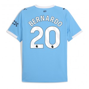 Fotbalové Dres Manchester City Bernardo Silva #20 Domácí Oblečení 2025-26 Krátký Rukáv